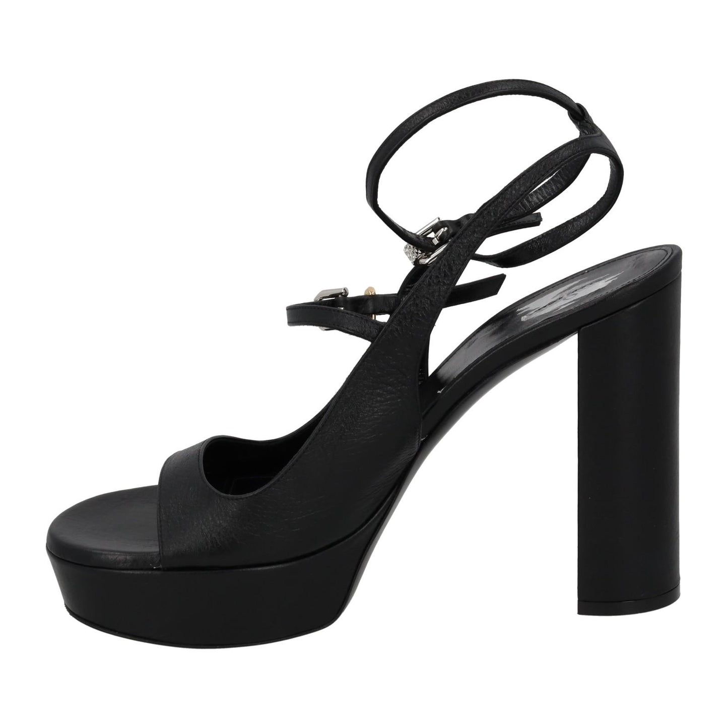 GIVENCHY Voyou Sandal Platform Open Toe Shoe Black Leather EU41 UK8 NEW RRP910