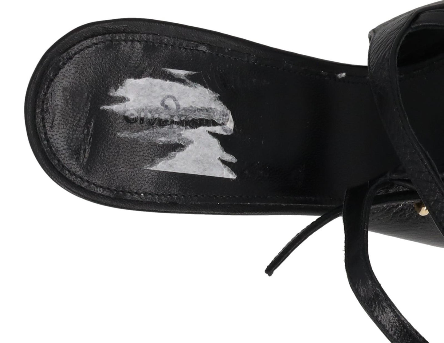 GIVENCHY Voyou Sandal Platform Open Toe Shoe Black Leather EU41 UK8 NEW RRP910