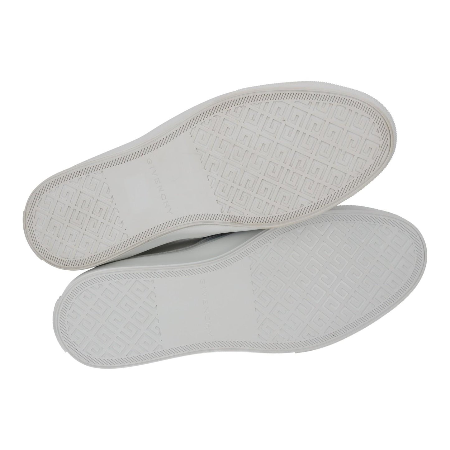 GIVENCHY Trainers City Court Elastic Sneakers White Leather Denim UK8 NEW RRP510