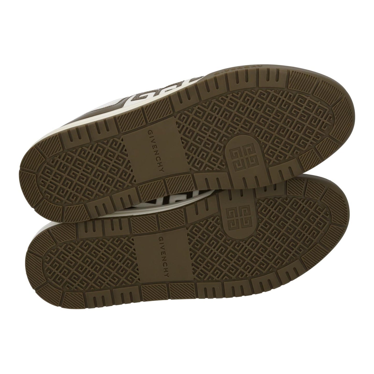 GIVENCHY G4 Trainers Low Top Lace Sneakers Patent Brown White UK9 NEW RRP545