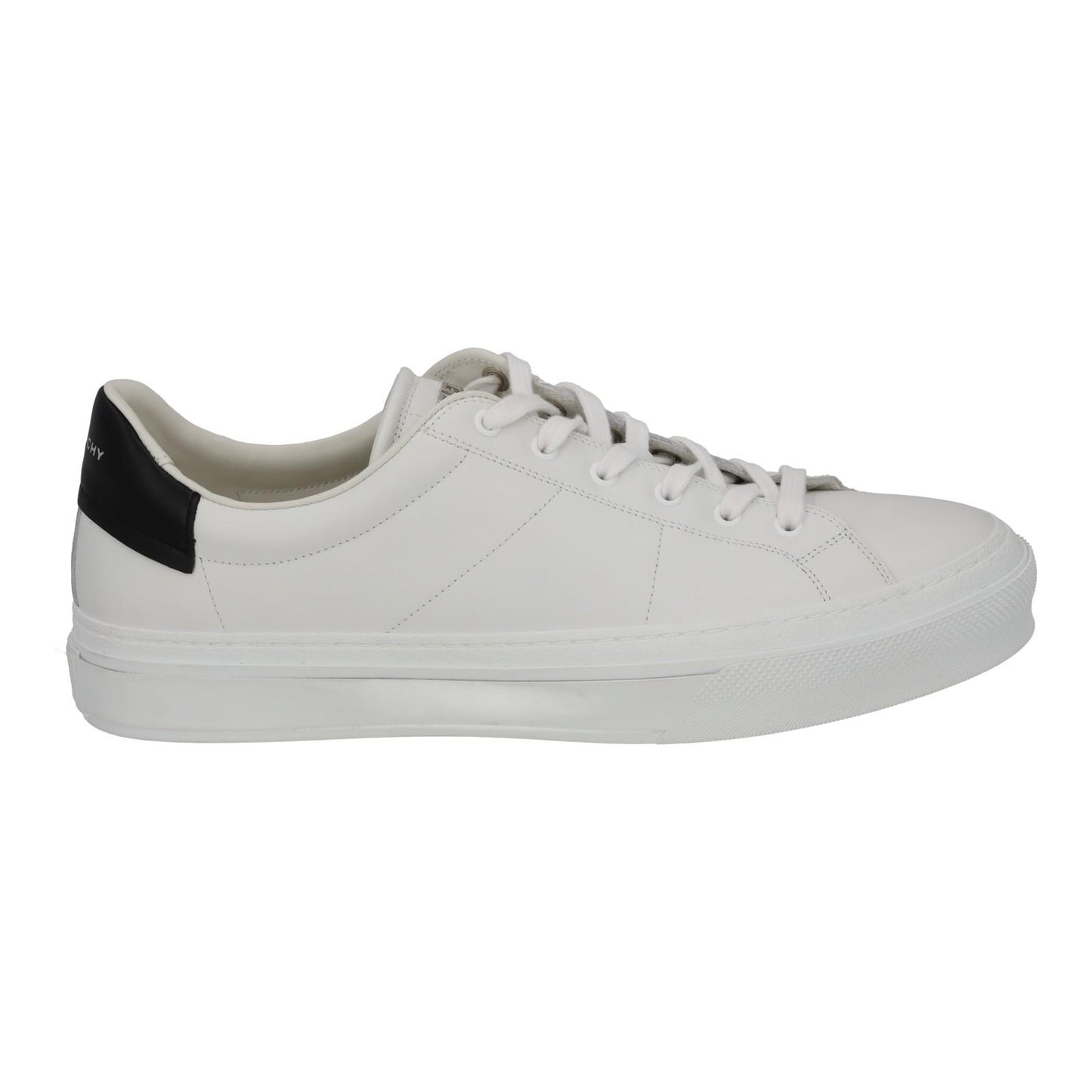 GIVENCHY Trainers City Sport Low Top White Black Leather UK10 NEW RRP485