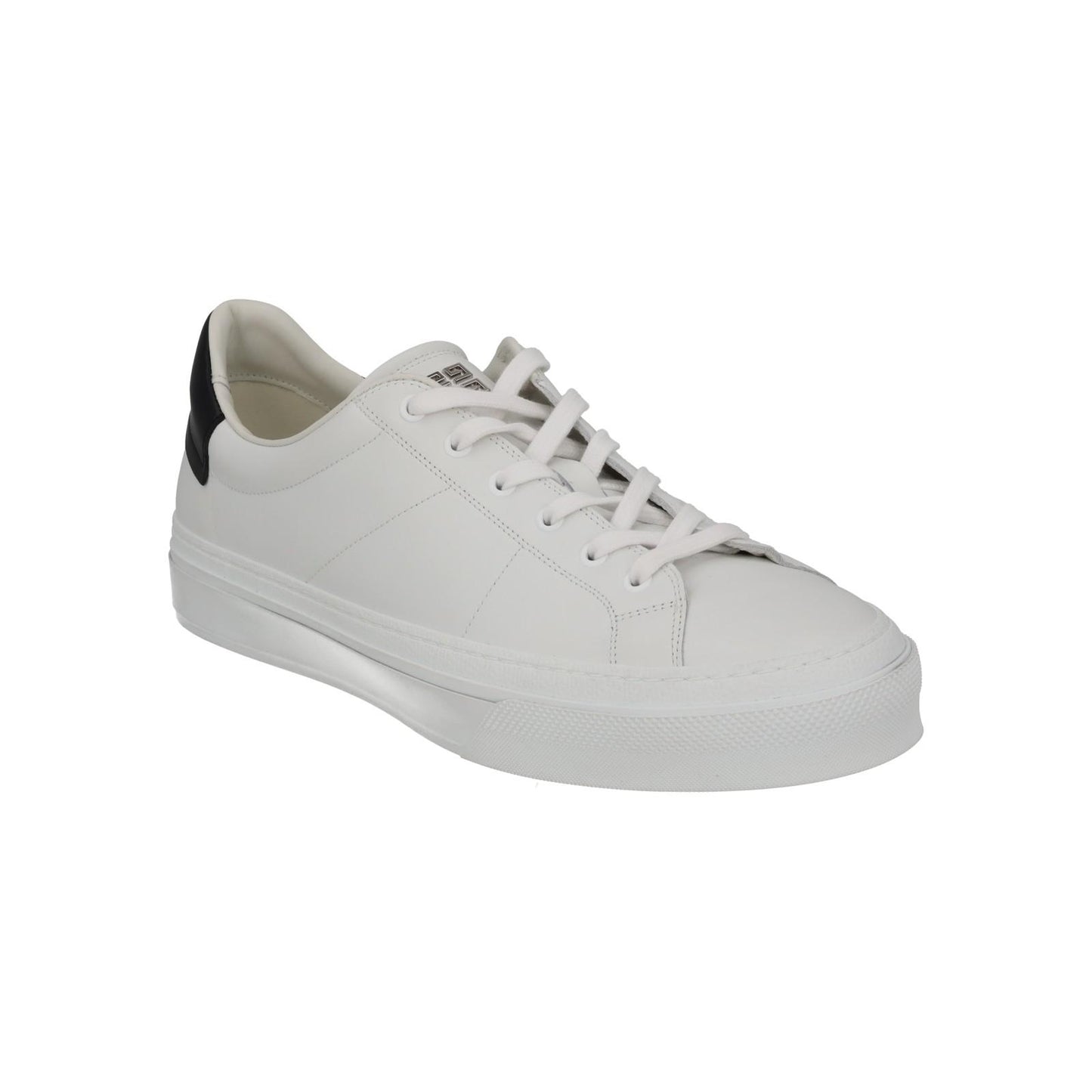GIVENCHY Trainers City Sport Low Top White Black Leather UK10 NEW RRP485