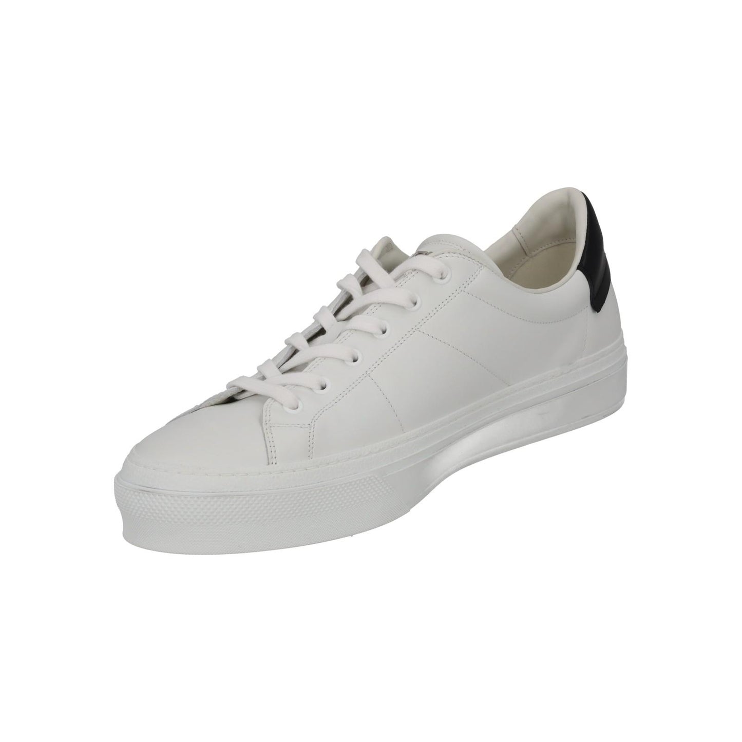 GIVENCHY Trainers City Sport Low Top White Black Leather UK10 NEW RRP485