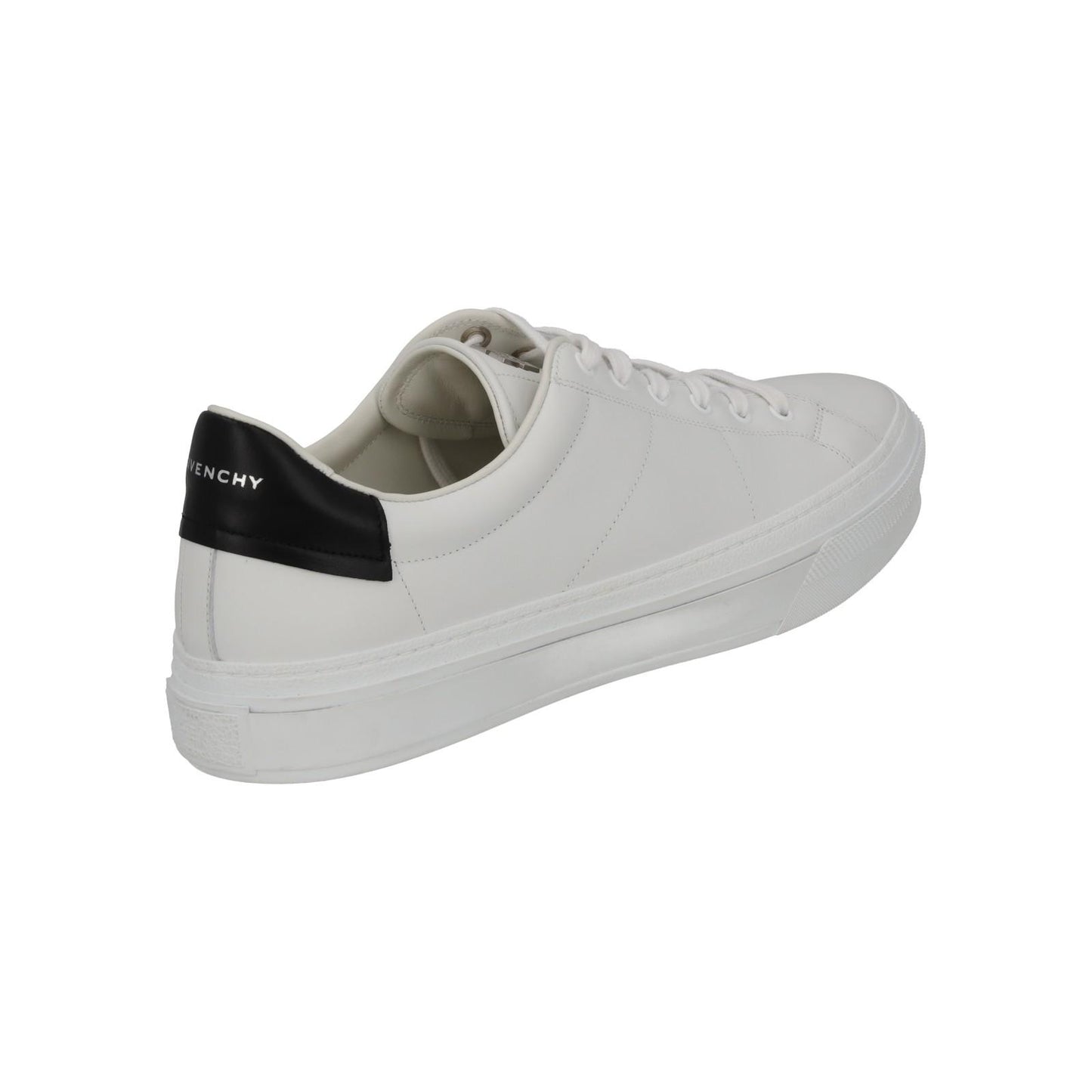 GIVENCHY Trainers City Sport Low Top White Black Leather UK10 NEW RRP485