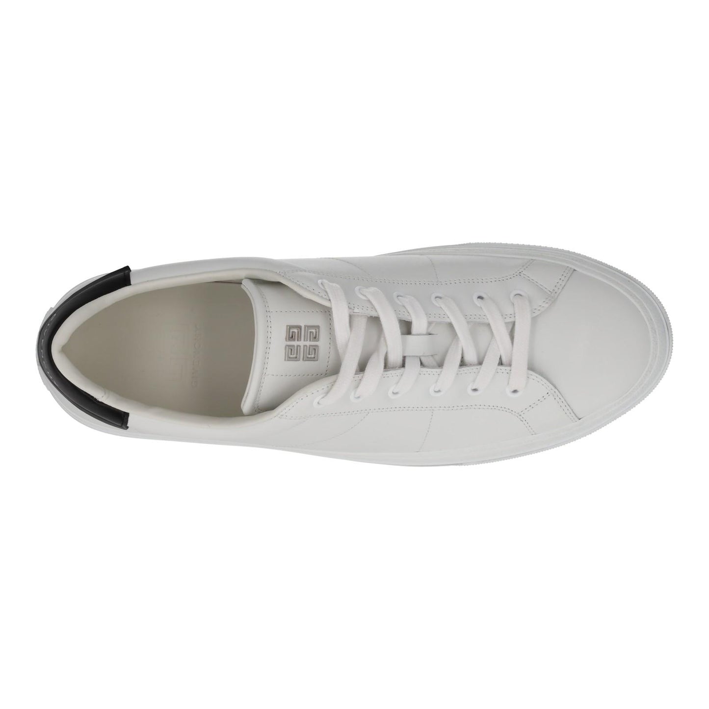 GIVENCHY Trainers City Sport Low Top White Black Leather UK10 NEW RRP485
