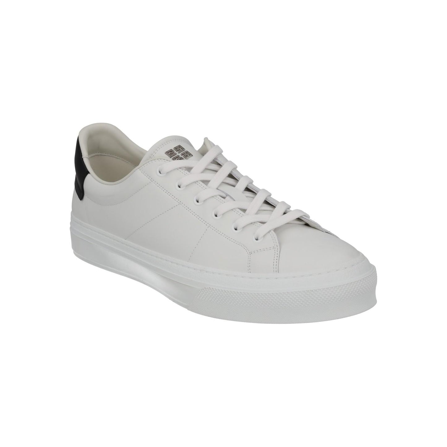 GIVENCHY Trainers City Sport Low Top White Black Leather UK12 NEW RRP485