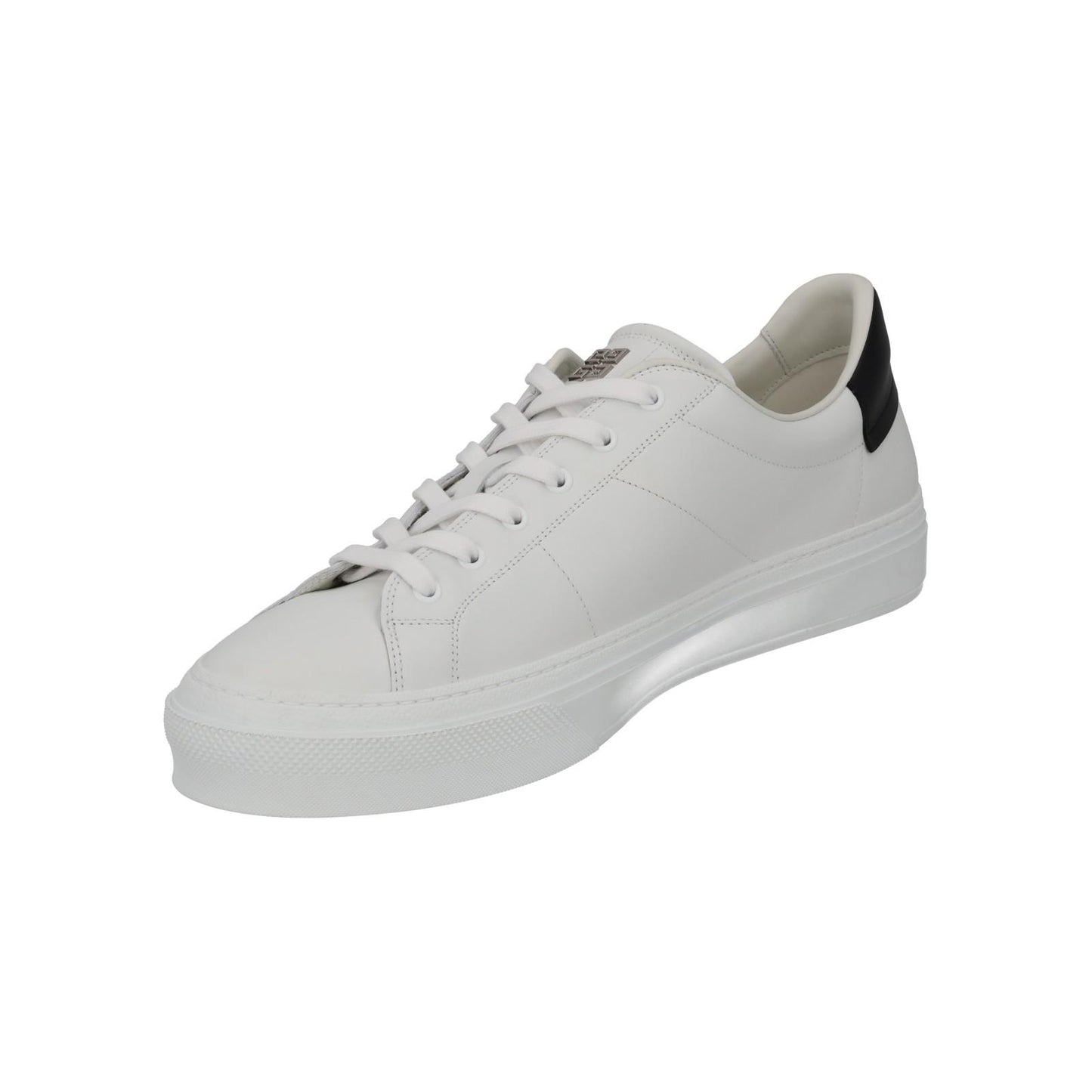 GIVENCHY Trainers City Sport Low Top White Black Leather UK12 NEW RRP485