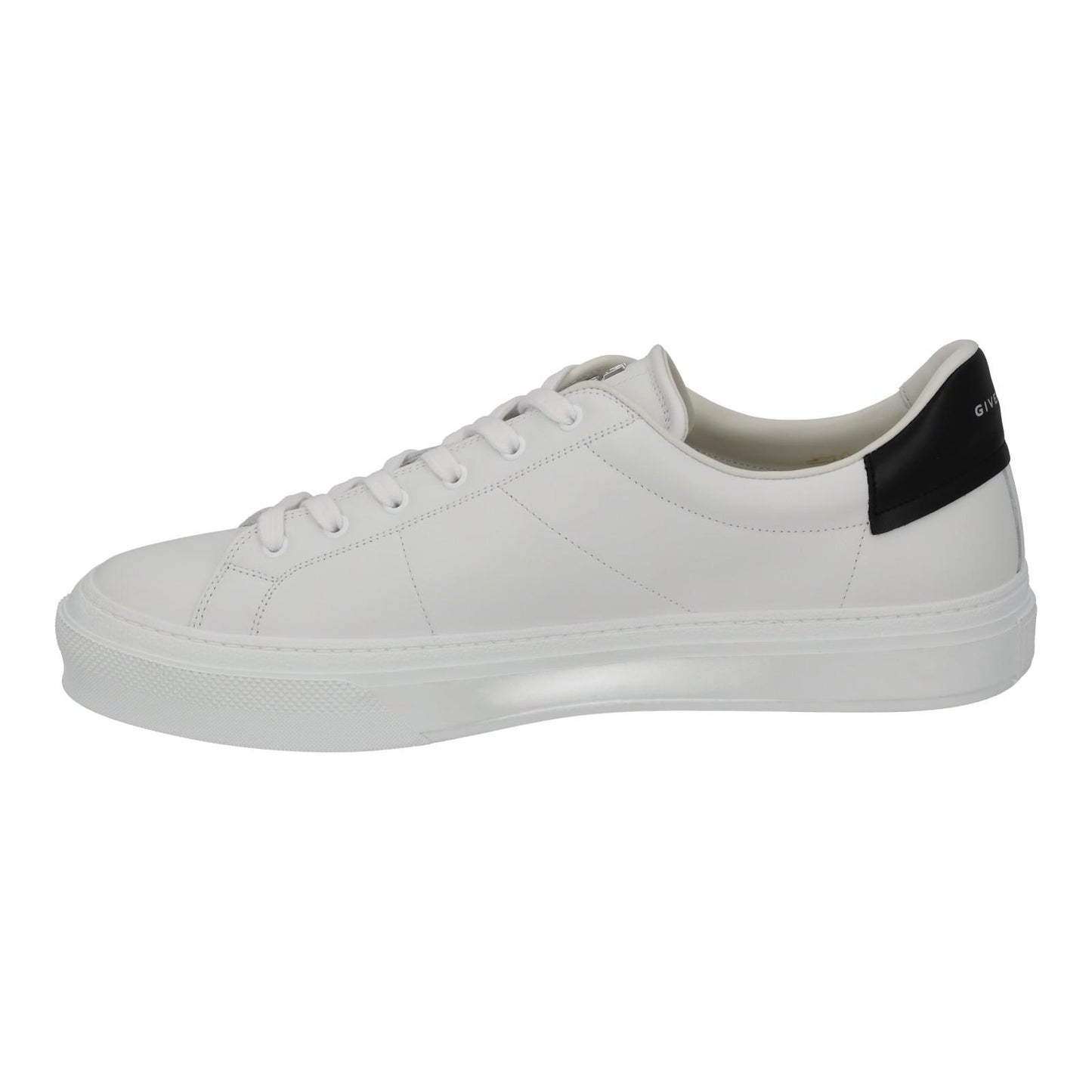 GIVENCHY Trainers City Sport Low Top White Black Leather UK12 NEW RRP485