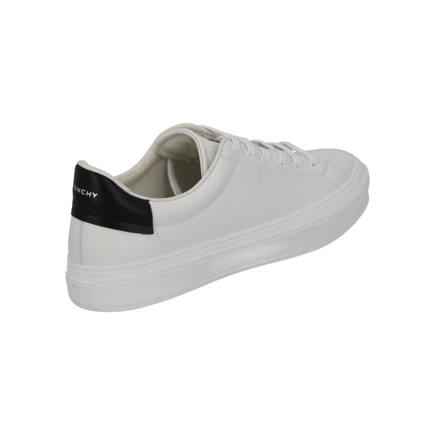 GIVENCHY Trainers City Sport Low Top White Black Leather UK12 NEW RRP485