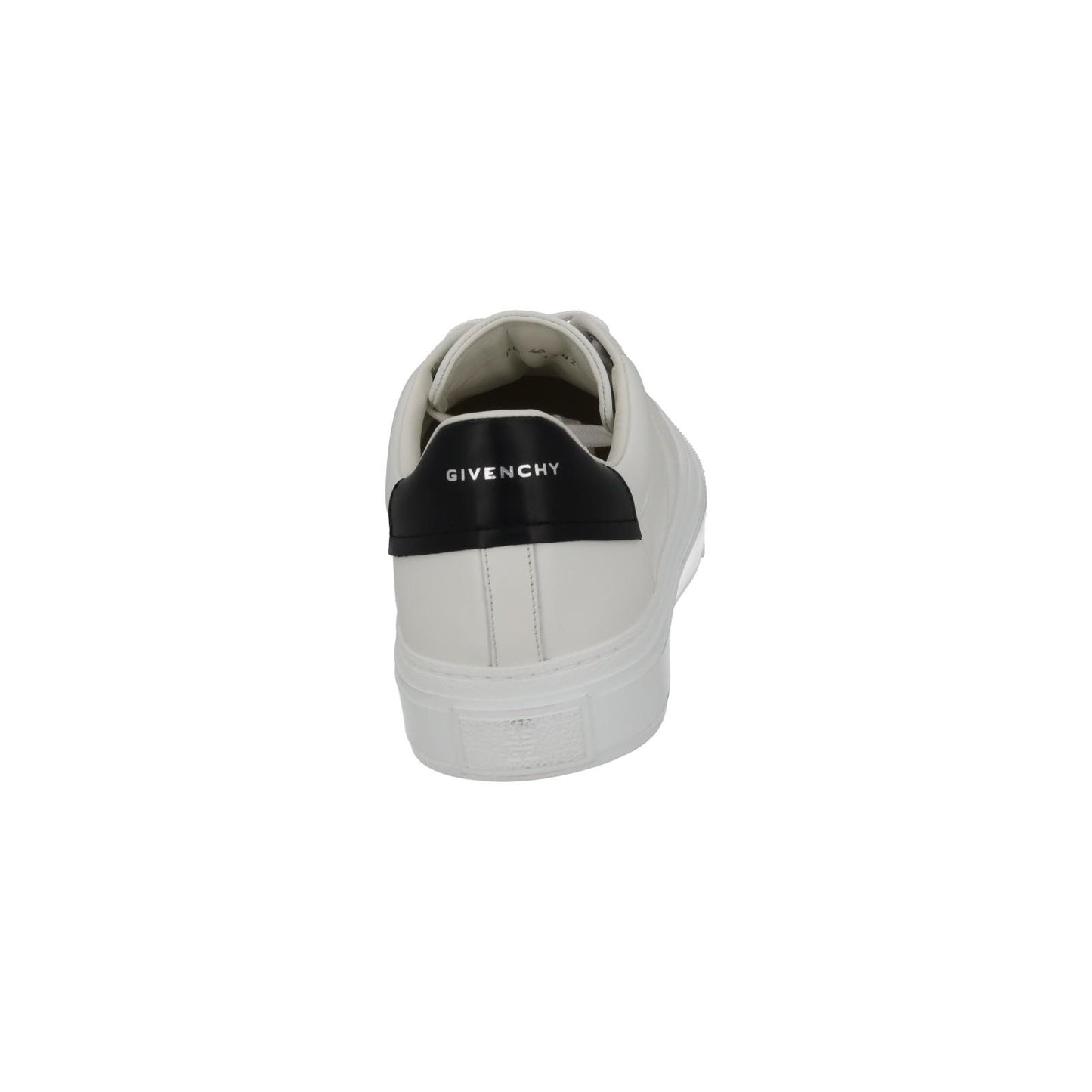 GIVENCHY Trainers City Sport Low Top Lace White Black Leather UK12 NEW RRP485