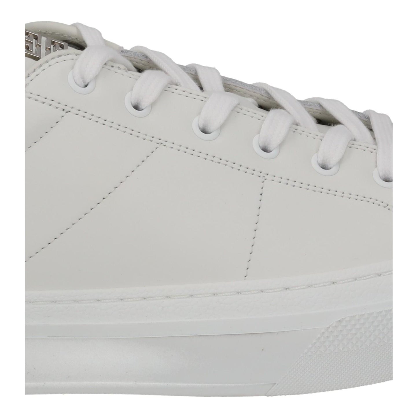GIVENCHY Trainers City Sport Low Top Lace White Black Leather UK12 NEW RRP485