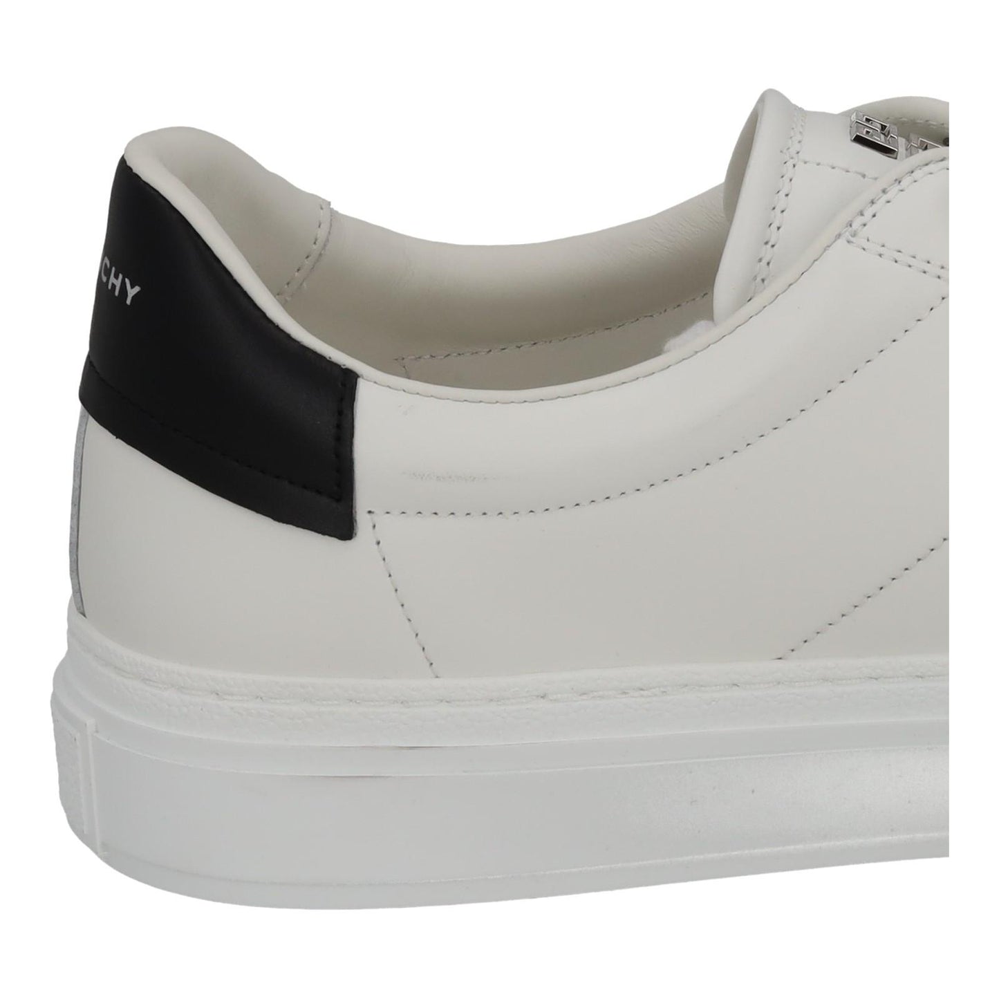 GIVENCHY Trainers City Sport Low Top Lace White Black Leather UK12 NEW RRP485