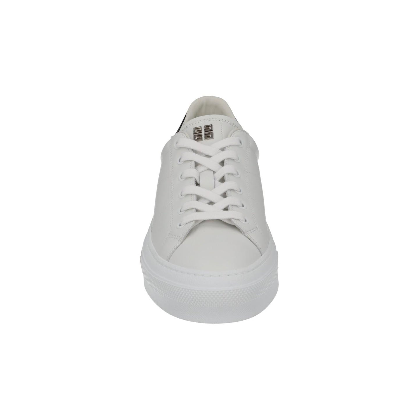GIVENCHY Trainers City Sport Low Top Lace White Black Leather UK8.5 NEW RRP485