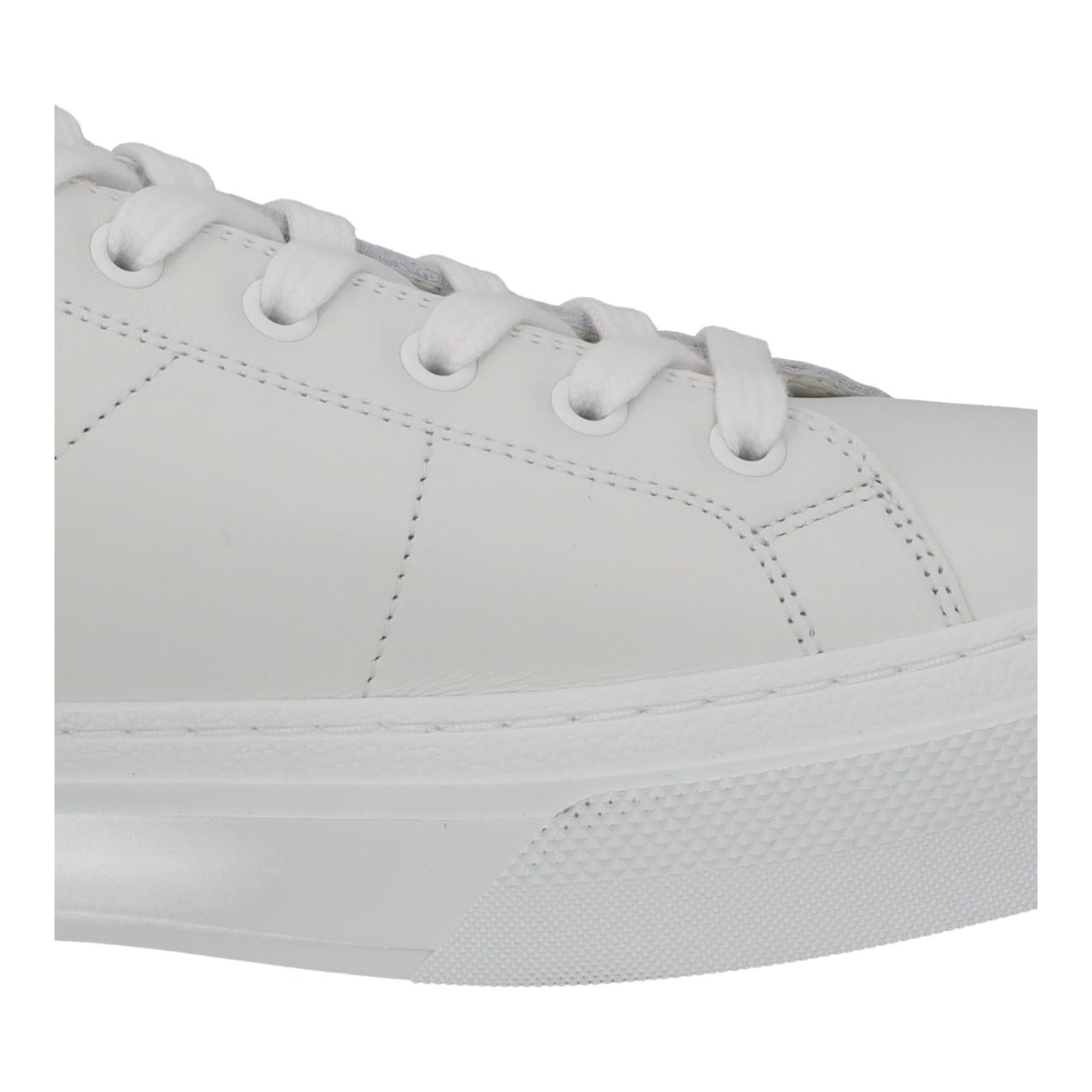 GIVENCHY Trainers City Sport Low Top Lace White Black Leather UK8.5 NEW RRP485