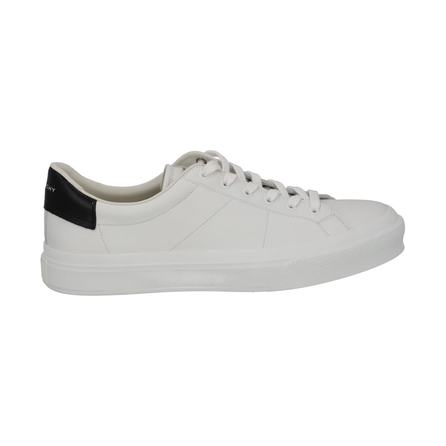 GIVENCHY Trainers City Court Low Top Lace White Black Leather UK11 NEW RRP485