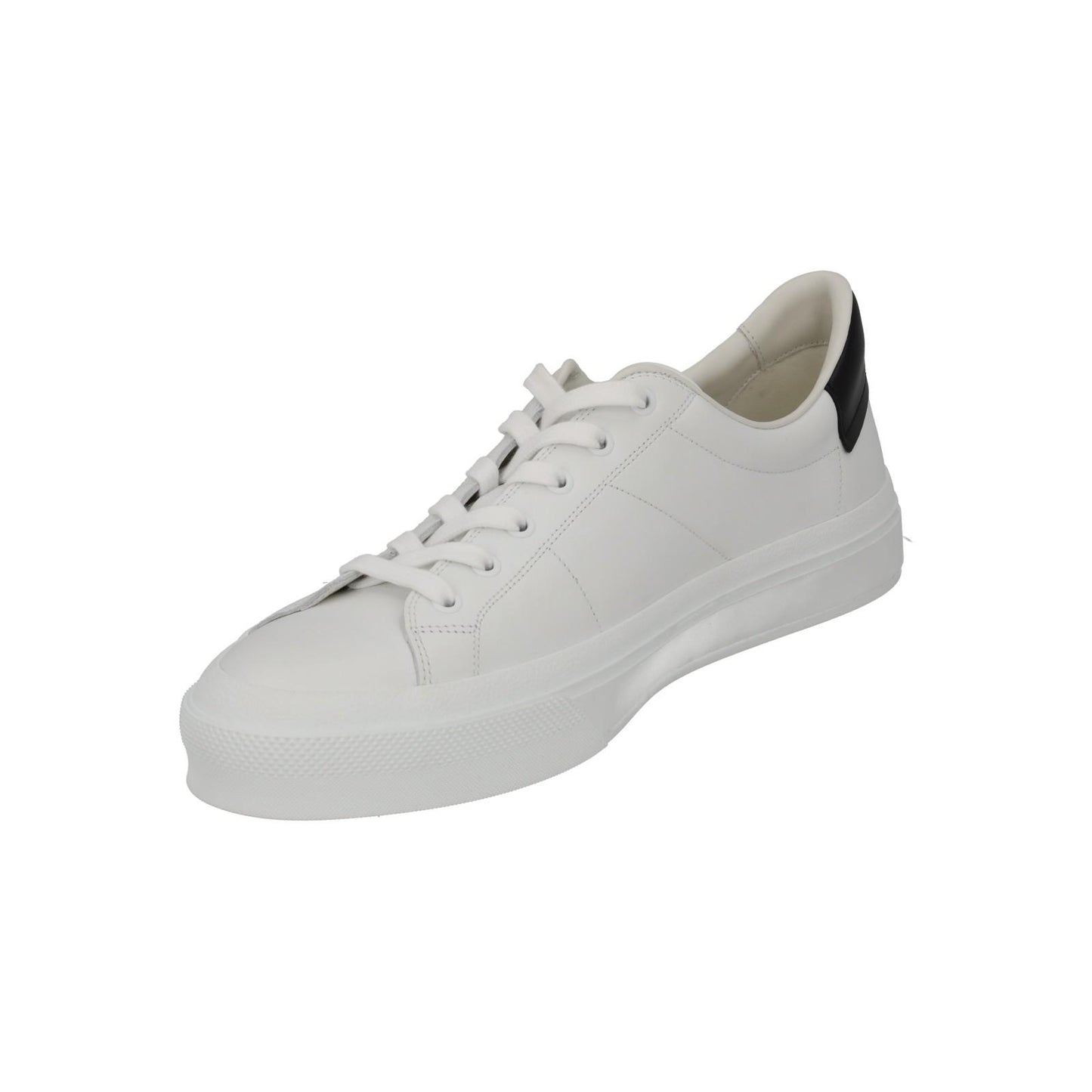 GIVENCHY Trainers City Court Low Top Lace White Black Leather UK11 NEW RRP485