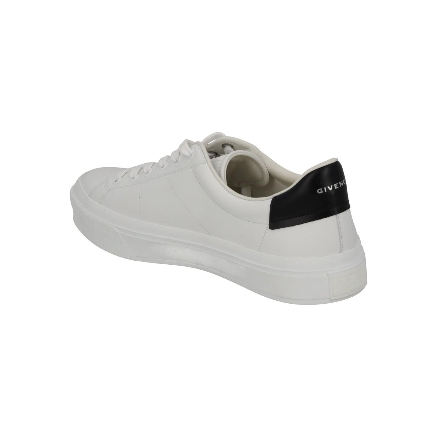 GIVENCHY Trainers City Court Low Top Lace White Black Leather UK11 NEW RRP485