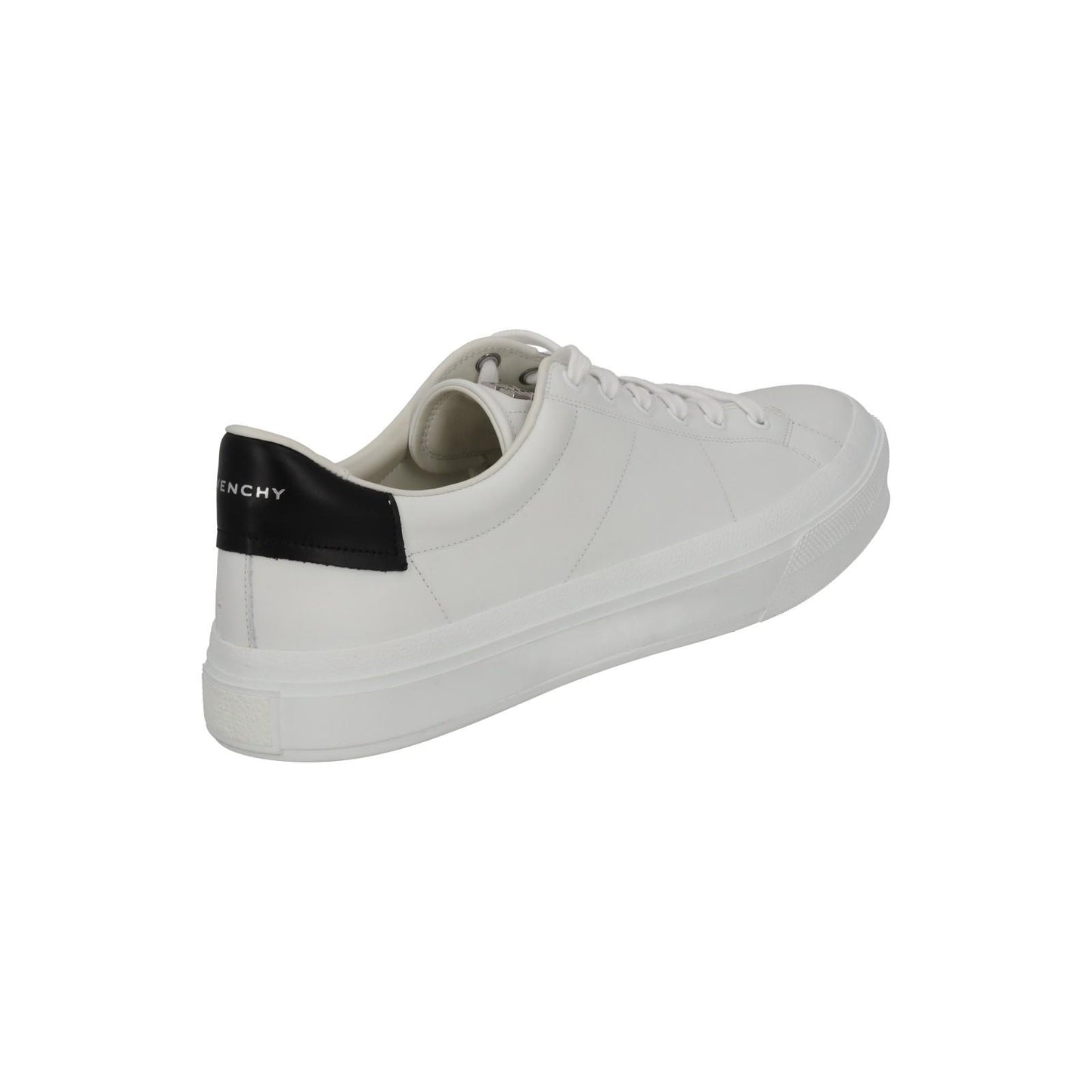 GIVENCHY Trainers City Court Low Top Lace White Black Leather UK11 NEW RRP485