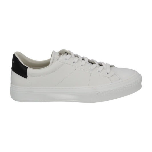 GIVENCHY Trainers City Sport Low Top Lace White Black Leather UK9 NEW RRP485