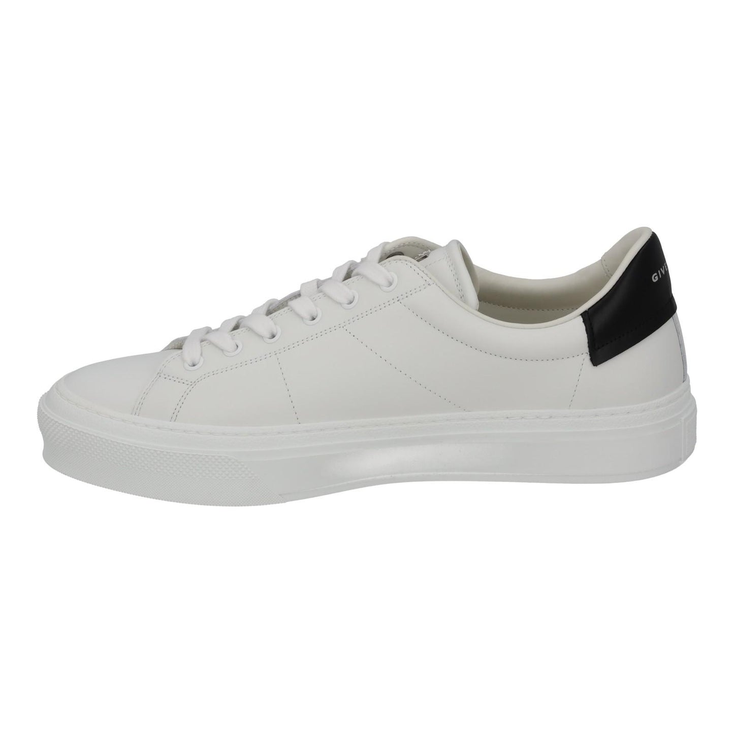 GIVENCHY Trainers City Sport Low Top Lace White Black Leather UK9 NEW RRP485