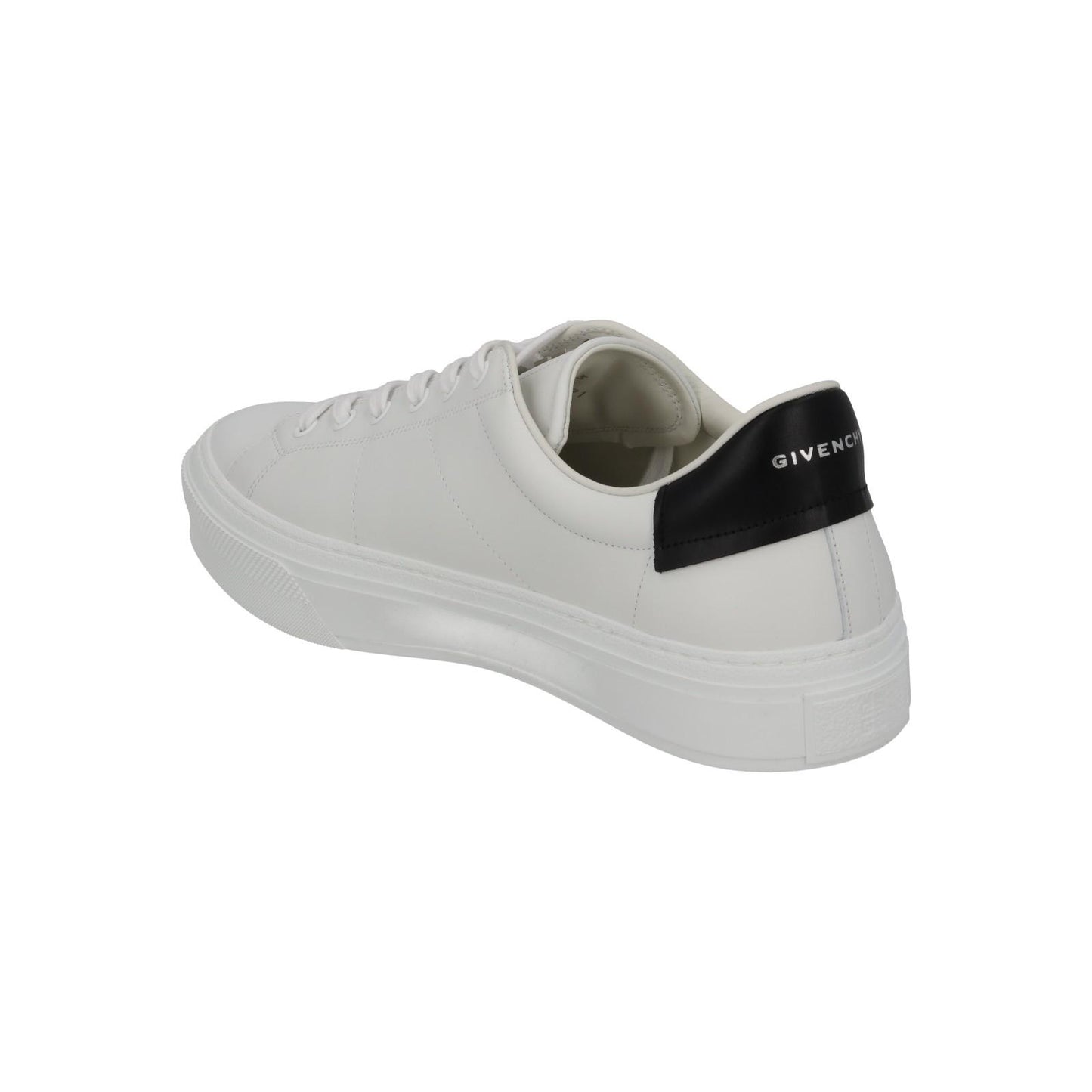 GIVENCHY Trainers City Sport Low Top Lace White Black Leather UK9 NEW RRP485