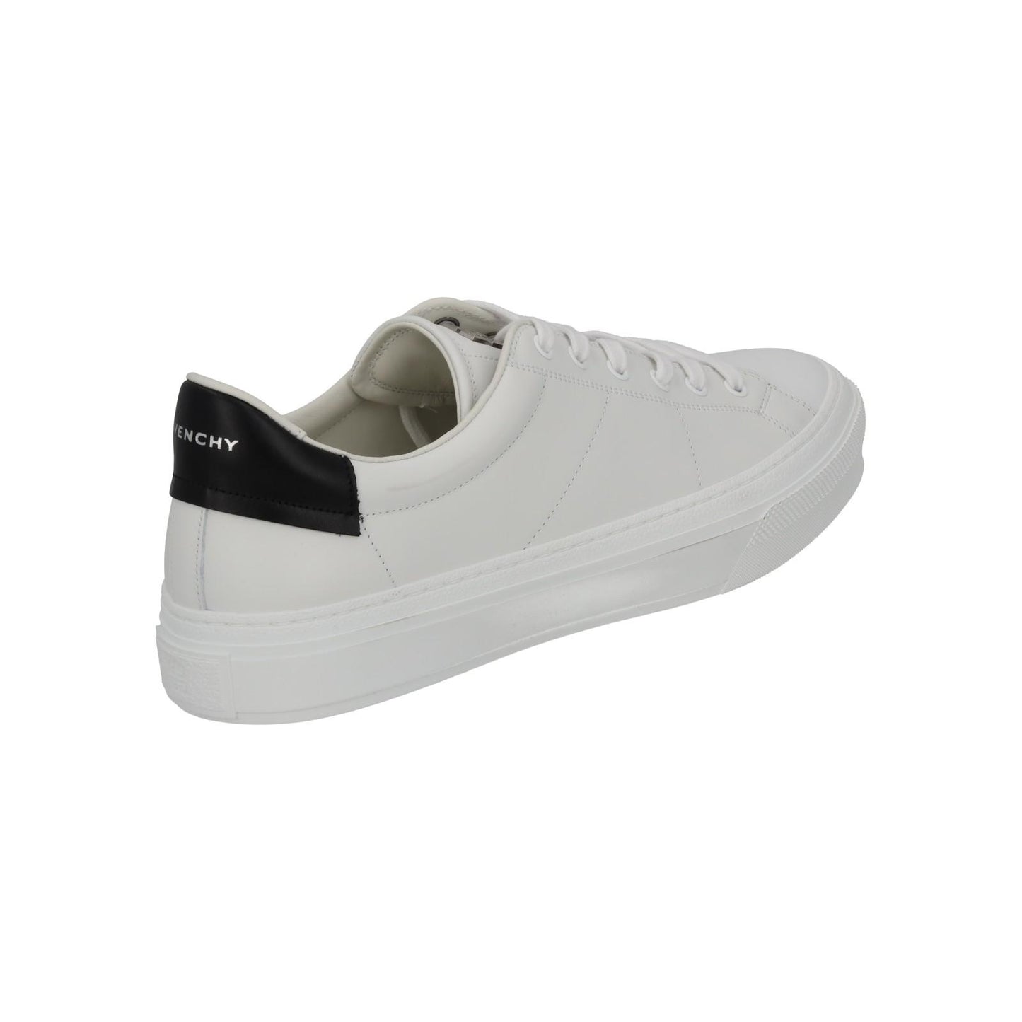 GIVENCHY Trainers City Sport Low Top Lace White Black Leather UK9 NEW RRP485