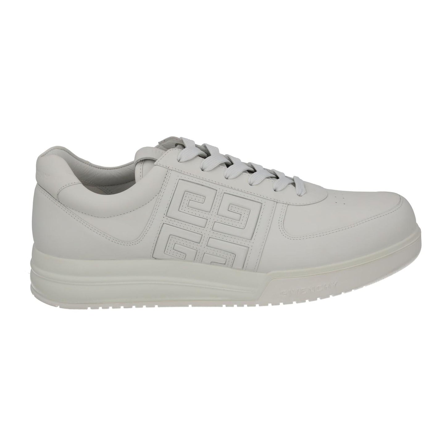 GIVENCHY Trainers G4 Low Top Lace Up Round Toe White Leather UK11 NEW RRP525
