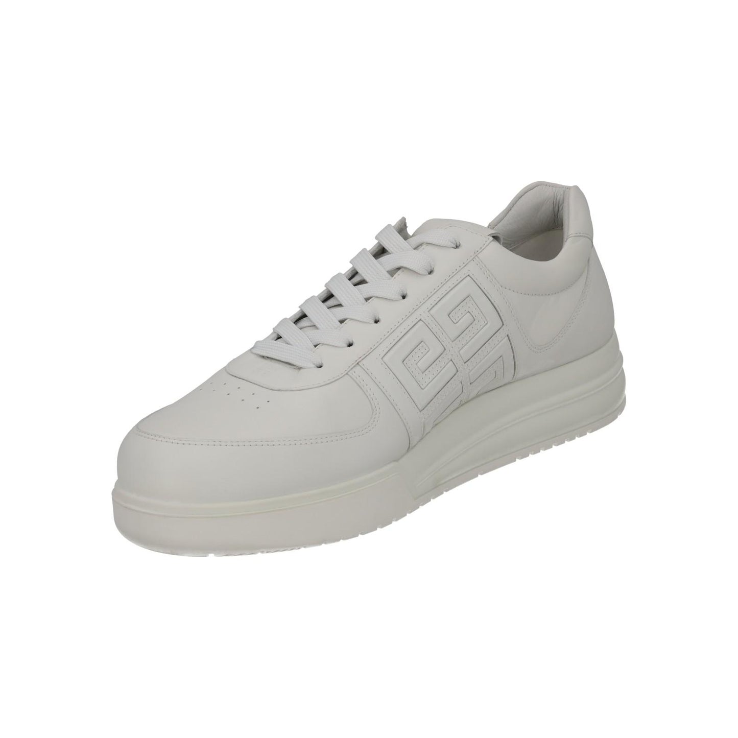 GIVENCHY Trainers G4 Low Top Lace Up Round Toe White Leather UK11 NEW RRP525