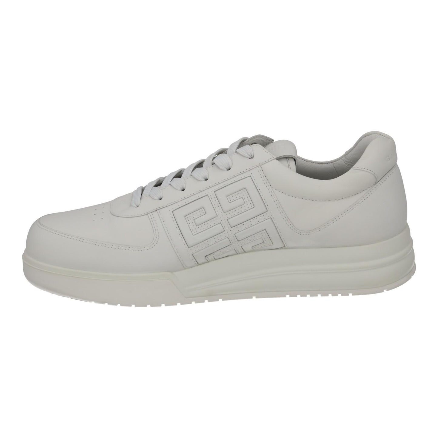 GIVENCHY Trainers G4 Low Top Lace Up Round Toe White Leather UK11 NEW RRP525