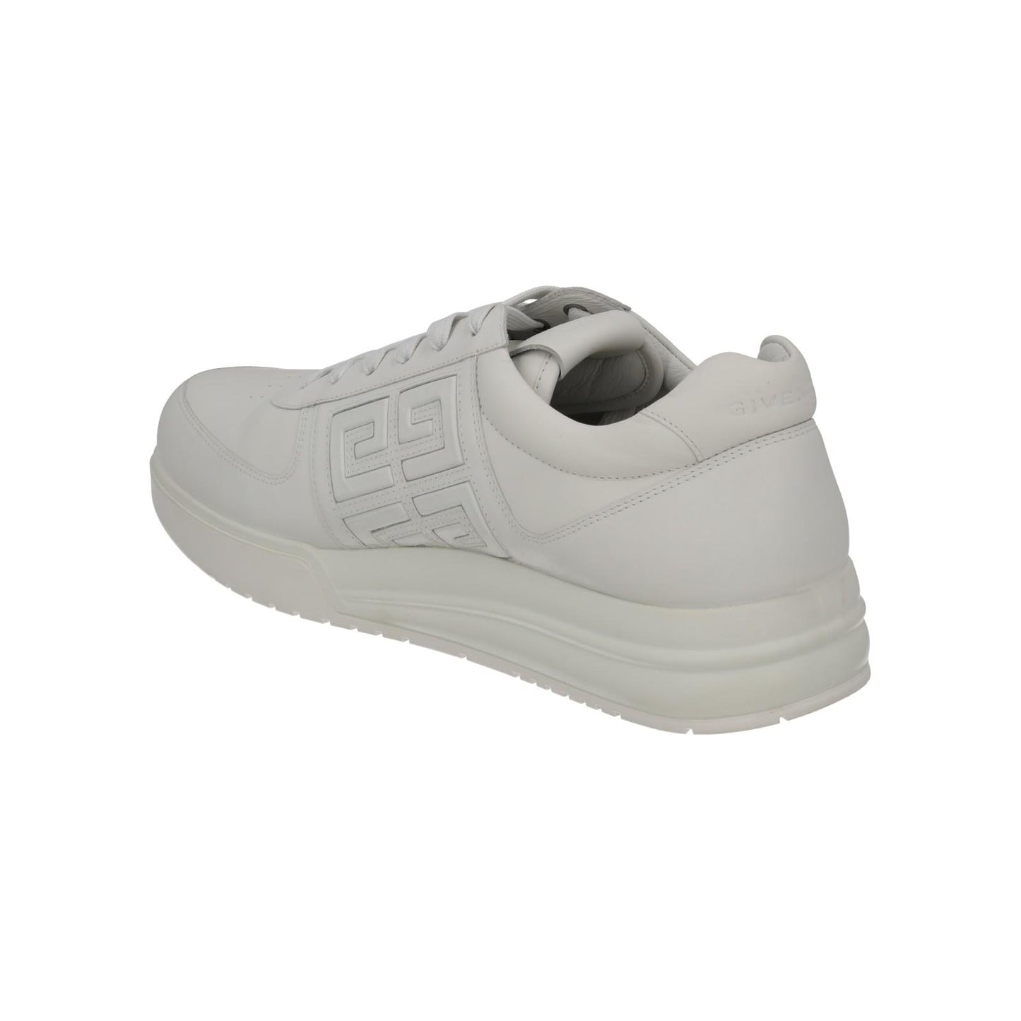 GIVENCHY Trainers G4 Low Top Lace Up Round Toe White Leather UK11 NEW RRP525