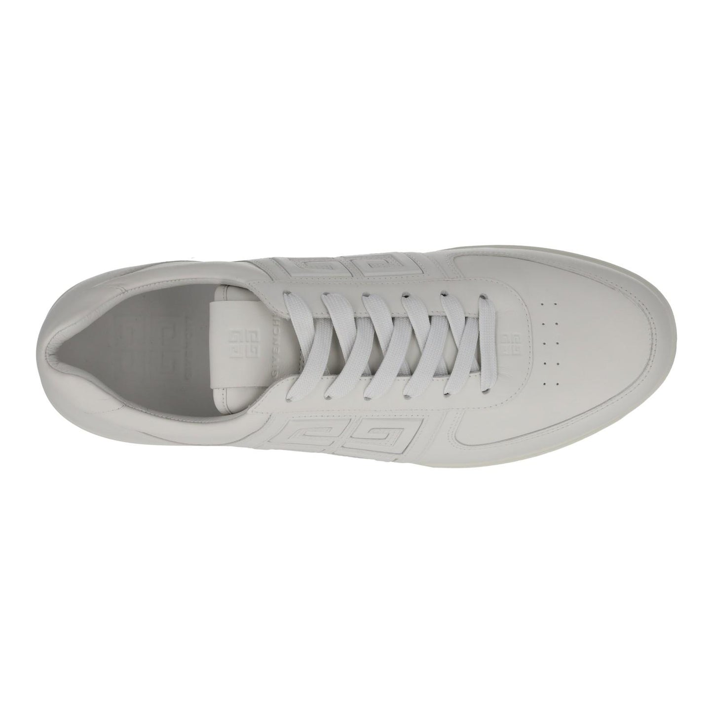 GIVENCHY Trainers G4 Low Top Lace Up Round Toe White Leather UK11 NEW RRP525