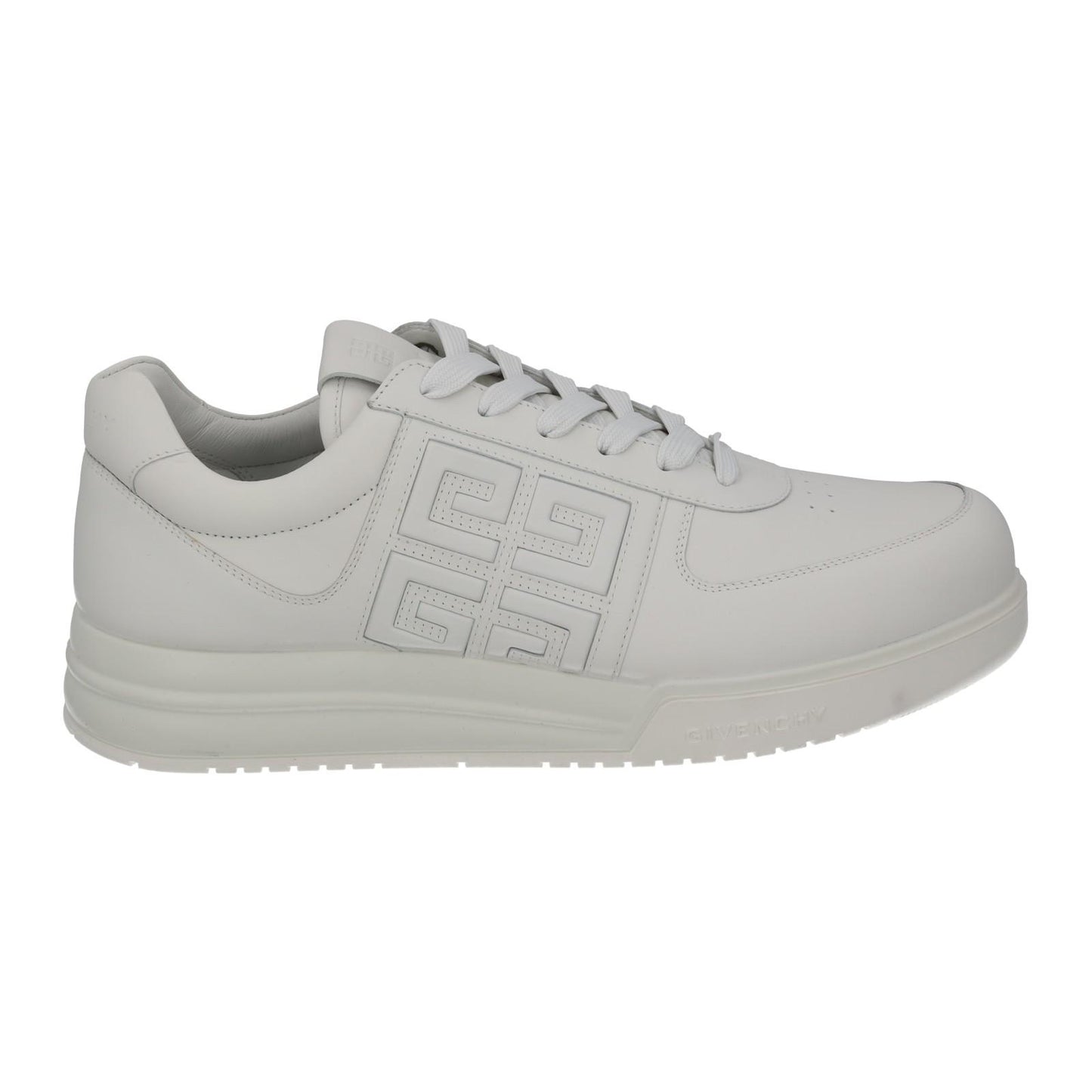 GIVENCHY G4 Trainers Low Top Lace Up Sneakers White Leather UK9 NEW RRP525