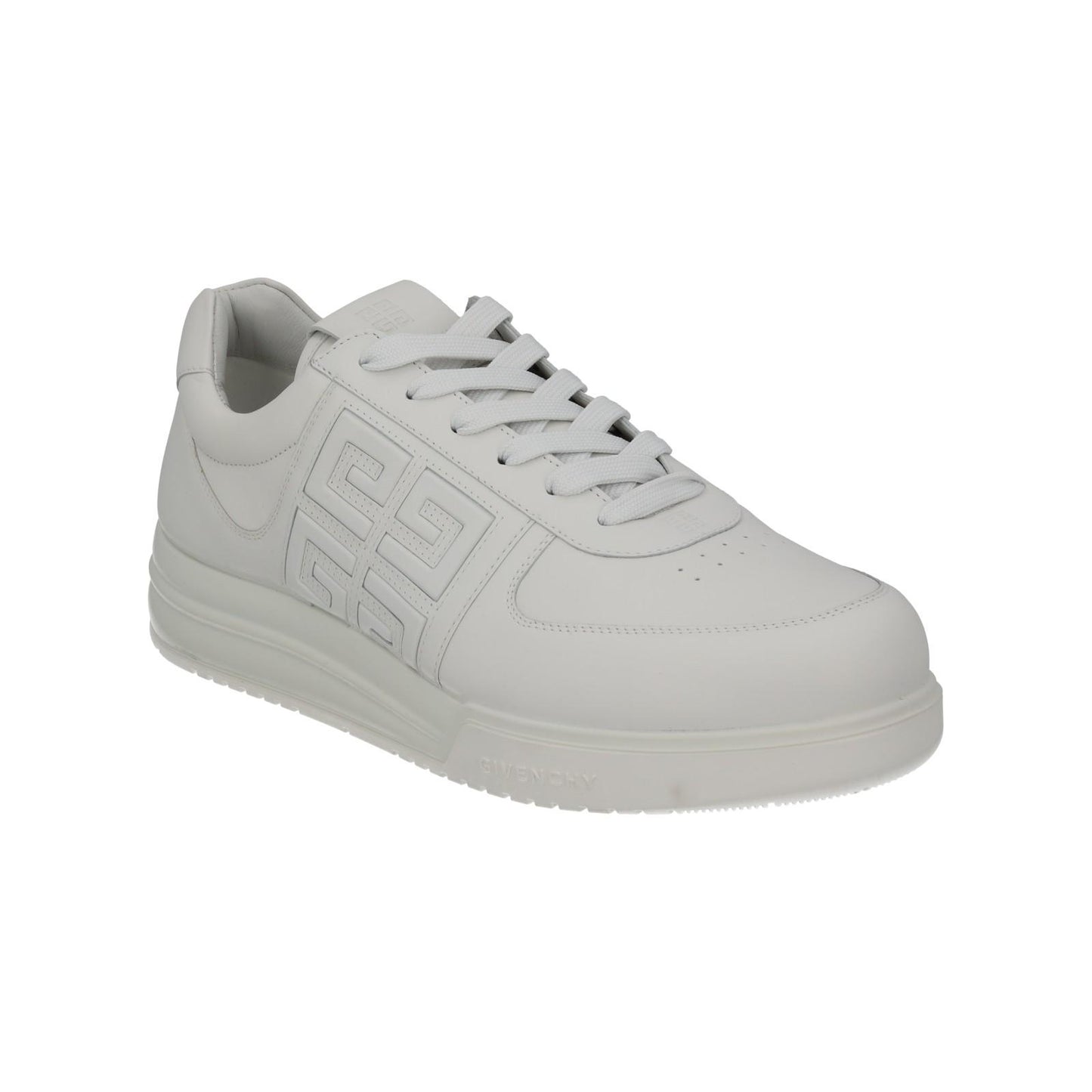GIVENCHY G4 Trainers Low Top Lace Up Sneakers White Leather UK9 NEW RRP525