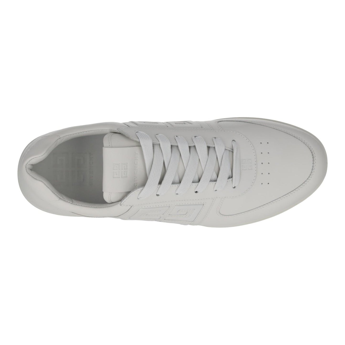 GIVENCHY G4 Trainers Low Top Lace Up Sneakers White Leather UK9 NEW RRP525