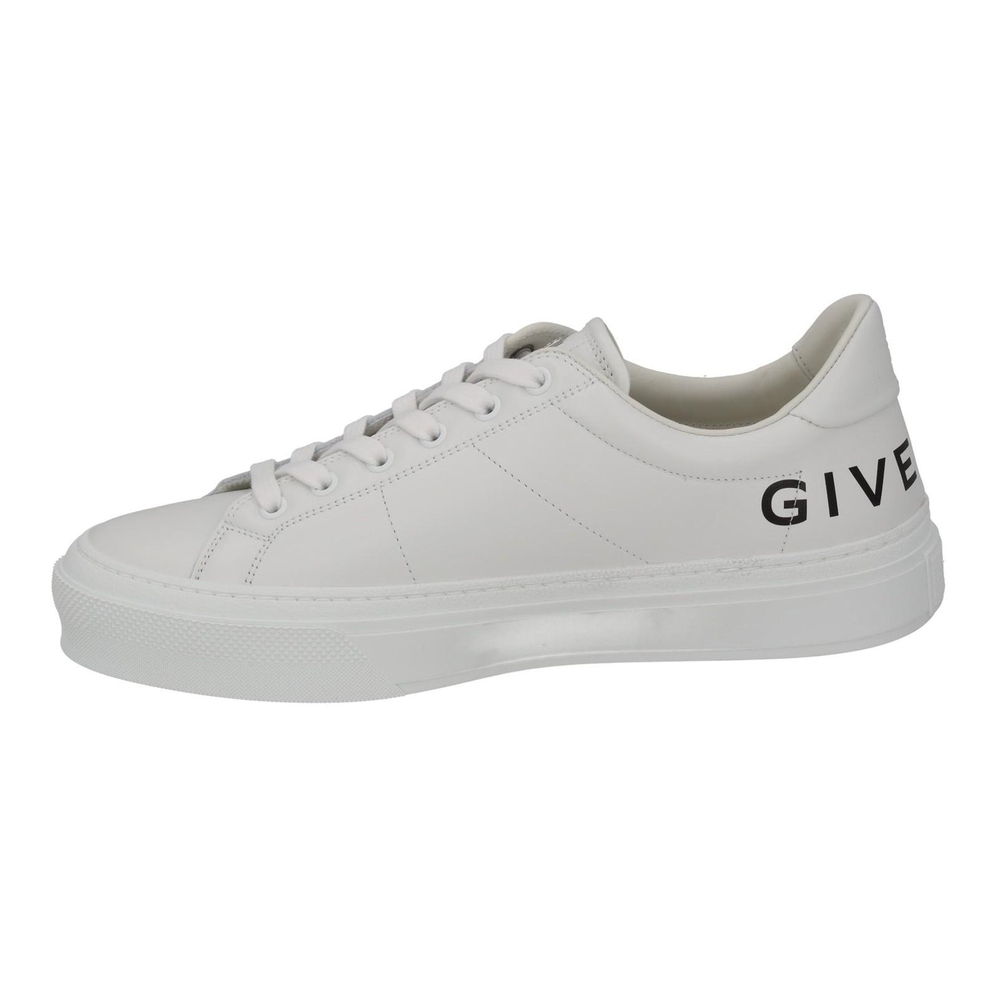GIVENCHY Trainers City Sport Logo White Black Leather IT41 UK8 NEW RRP510