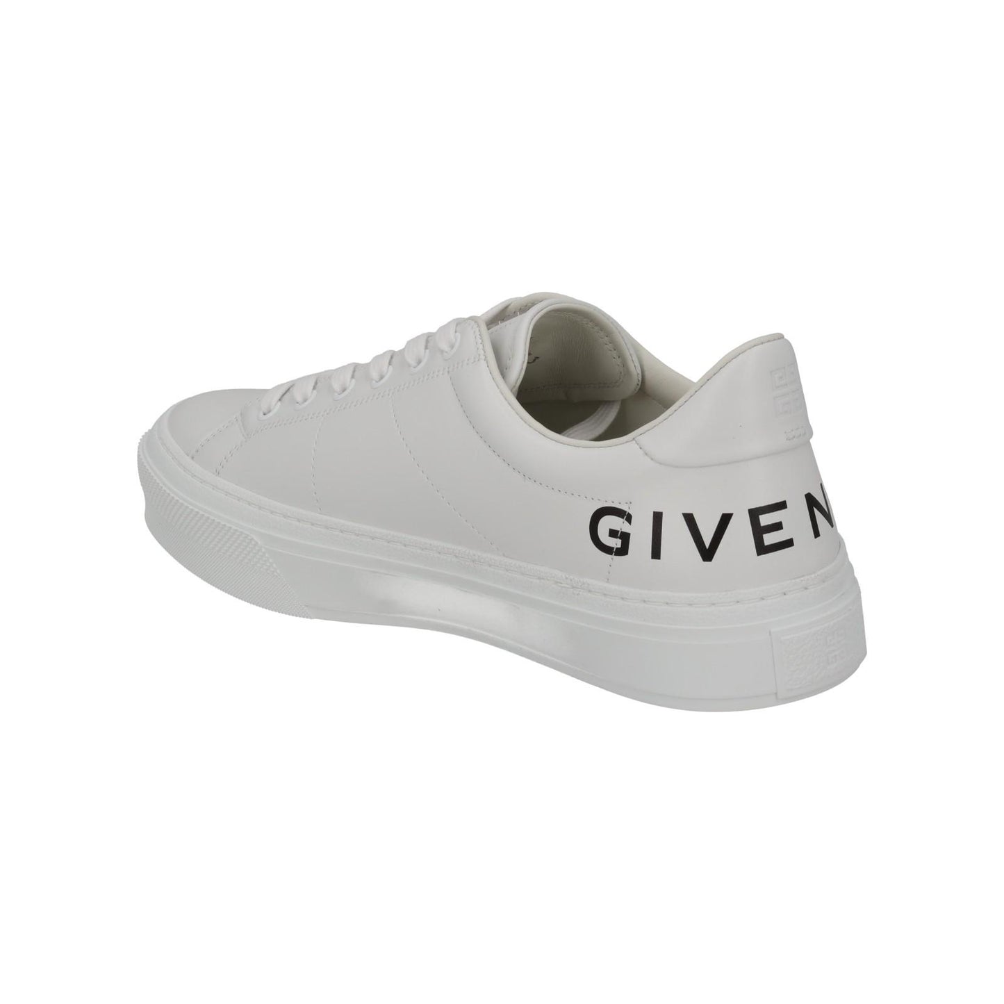 GIVENCHY Trainers City Sport Logo White Black Leather IT41 UK8 NEW RRP510