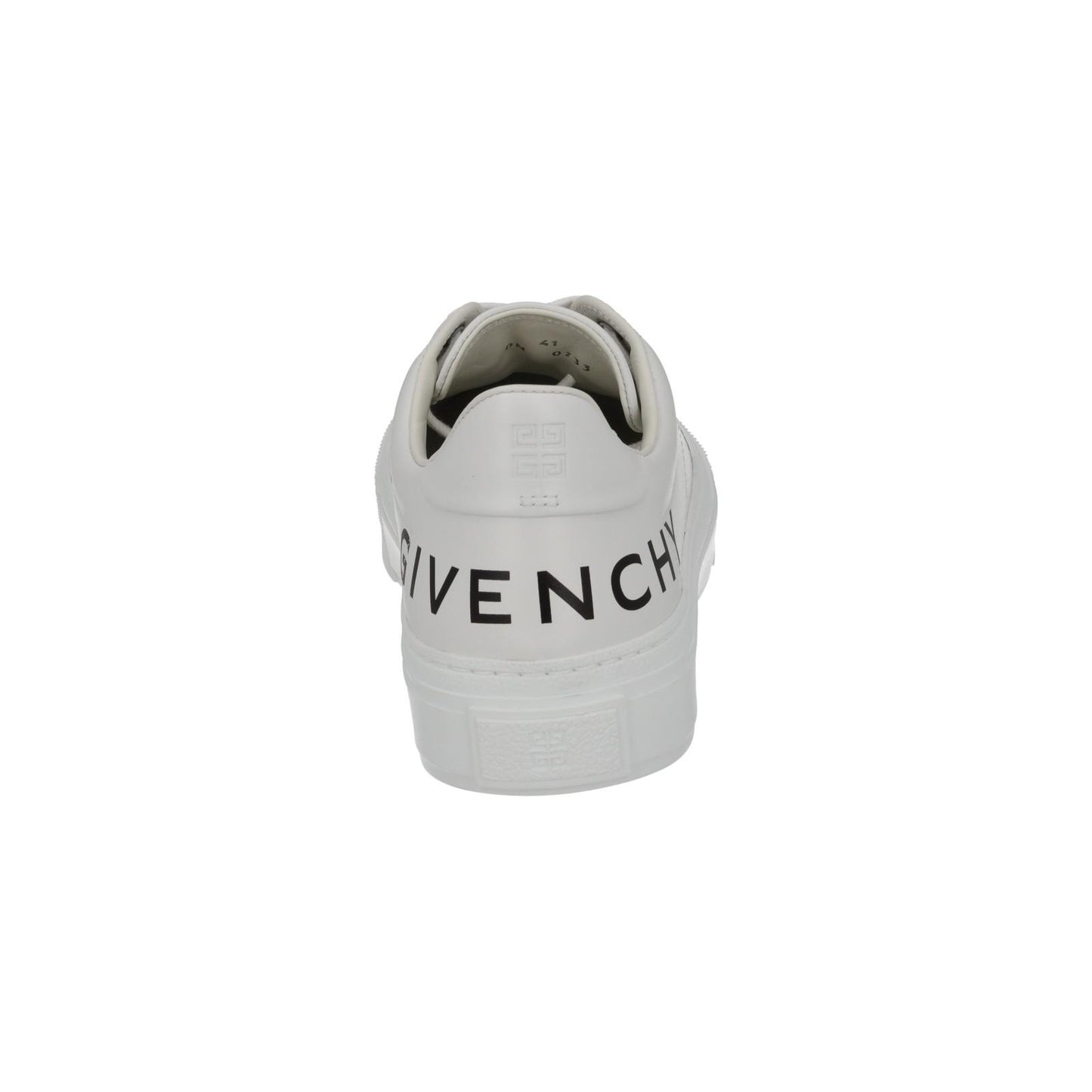 GIVENCHY Trainers City Sport Logo White Black Leather IT41 UK8 NEW RRP510