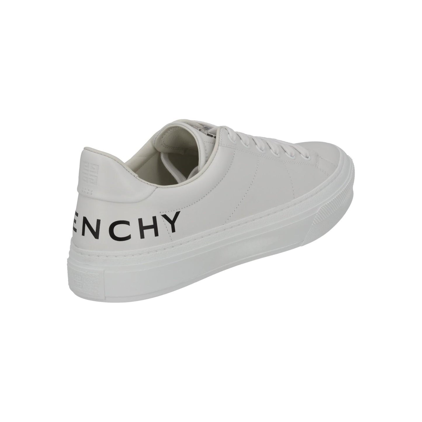 GIVENCHY Trainers City Sport Logo White Black Leather IT41 UK8 NEW RRP510