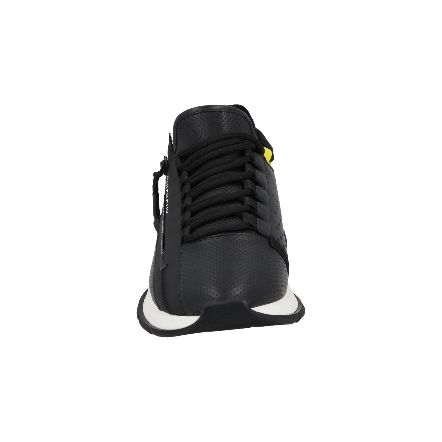 GIVENCHY Trainers Spectre Zip Runner Lace Low Top Black Leather UK8 NEW RRP595