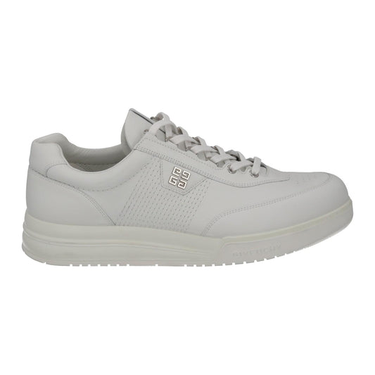 GIVENCHY G4 Trainer Low Top Lace Up Round Toe White Leather UK12 NEW RRP525