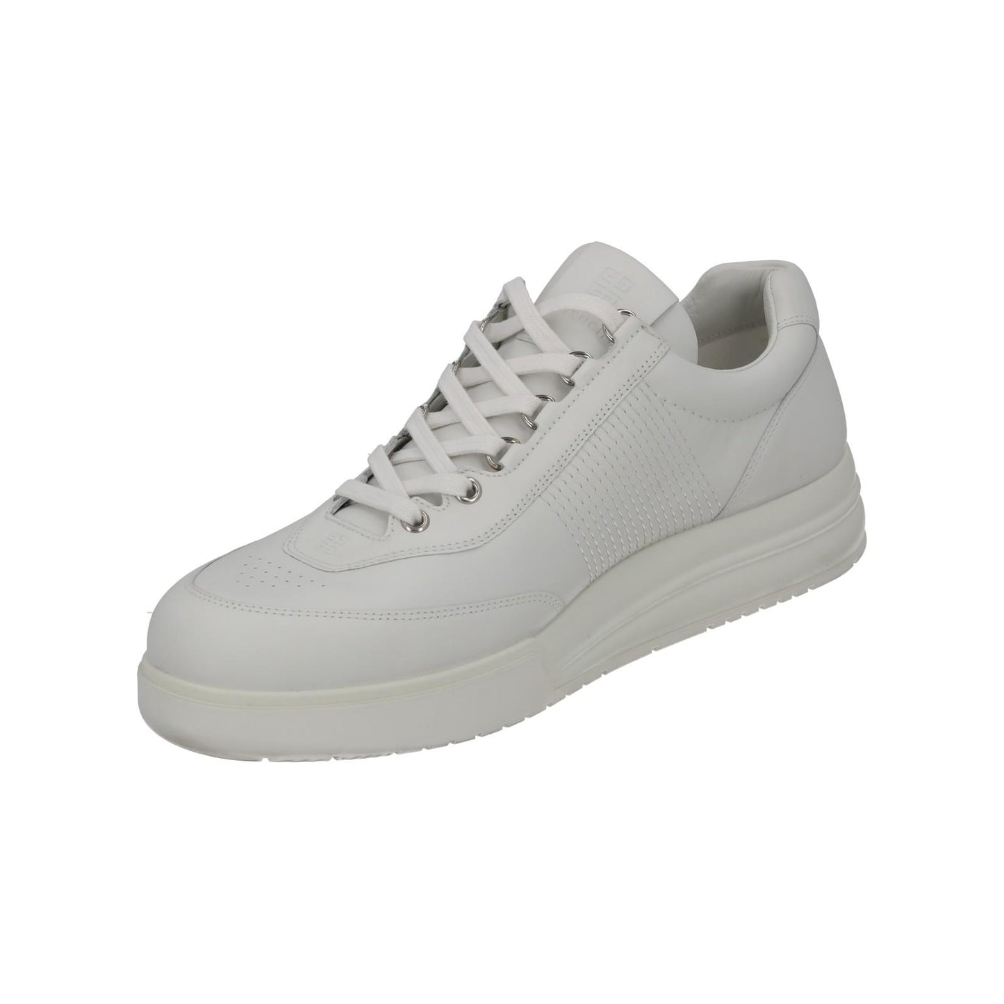 GIVENCHY G4 Trainer Low Top Lace Up Round Toe White Leather UK12 NEW RRP525