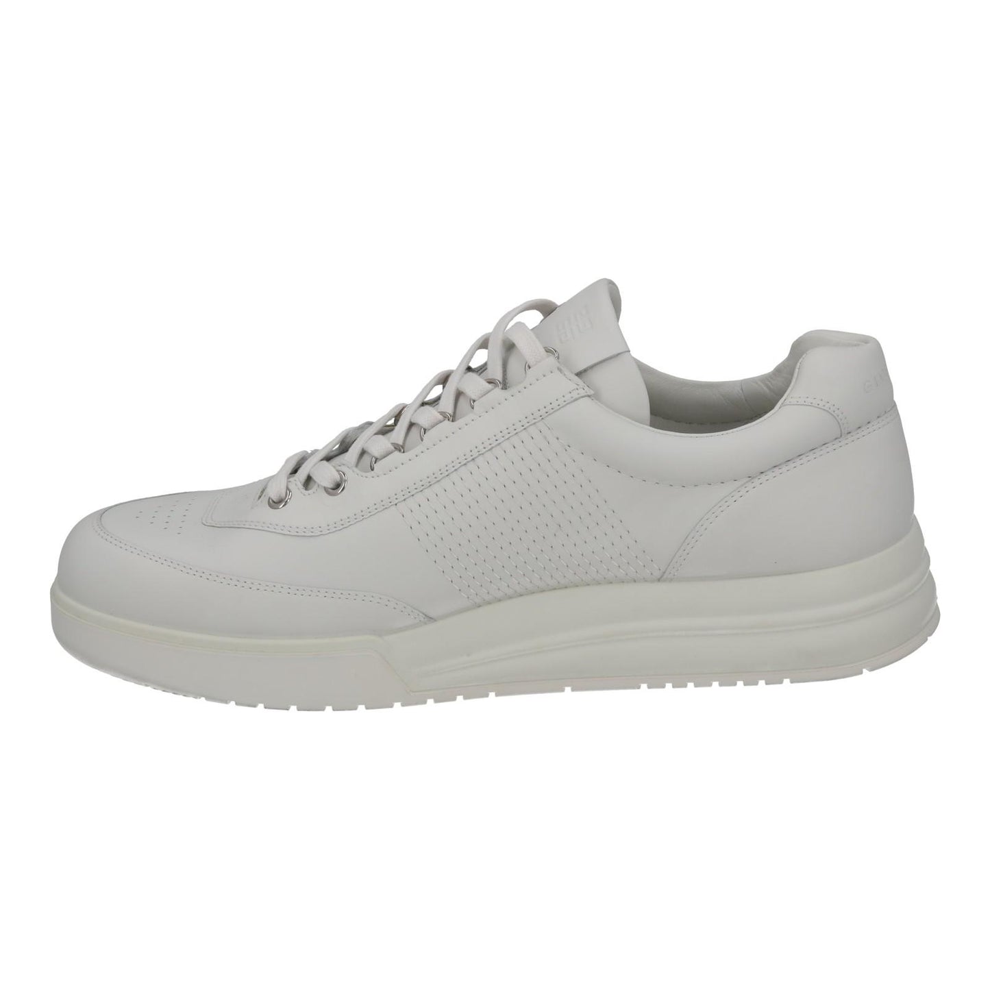 GIVENCHY G4 Trainer Low Top Lace Up Round Toe White Leather UK12 NEW RRP525