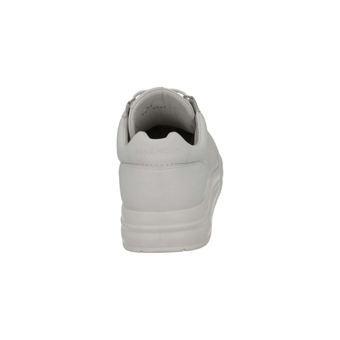 GIVENCHY G4 Trainer Low Top Lace Up Round Toe White Leather UK12 NEW RRP525