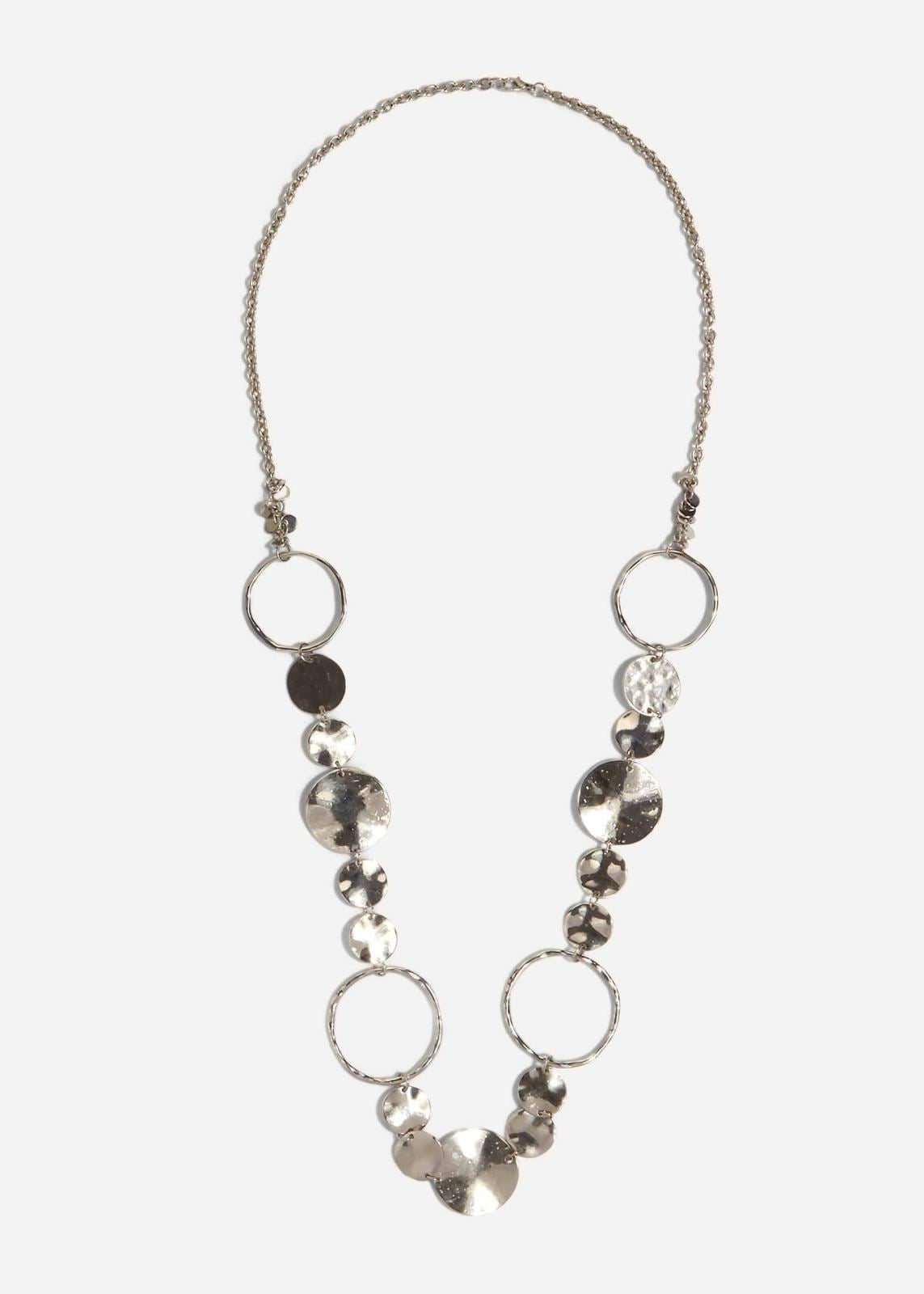 Phase Eight Kelly Ring Necklace Silver RRP29