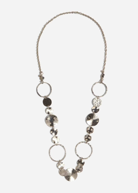 Phase Eight Kelly Ring Necklace Silver RRP29
