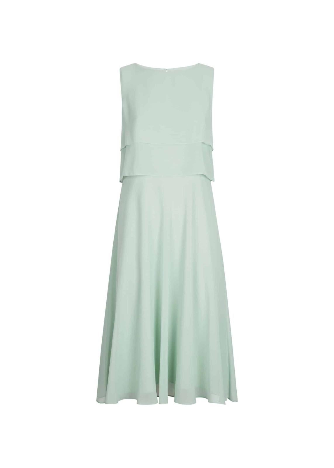 Hobbs Imogen Fit & Flare Dress Soft Mint Size UK10 RRP139