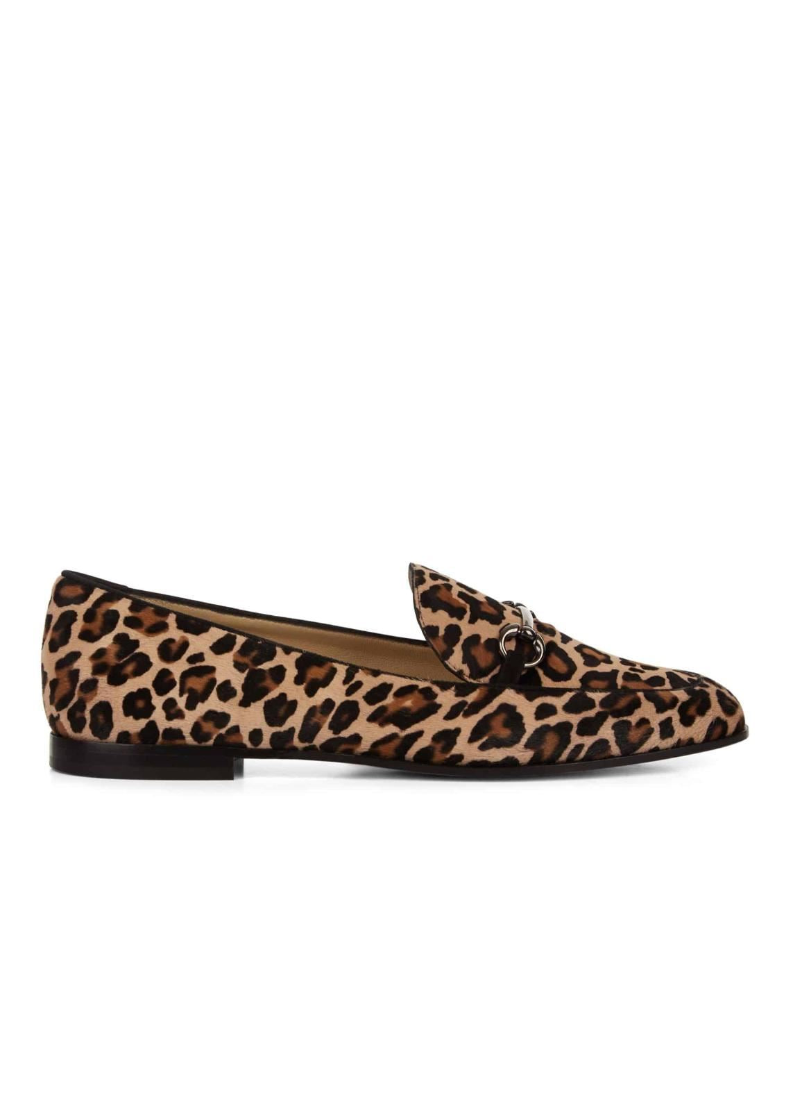 Hobbs Harper Loafer Leather Shoe Leopard EU36 UK3 RRP189
