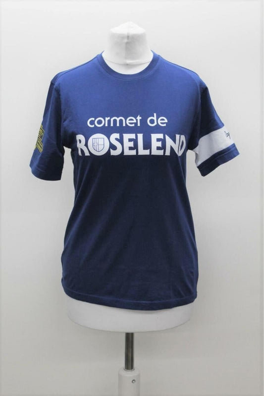 RAPHA Ladies Blue Cotton Etape Round Neck Graphic Cycling T-Shirt XL BNWT