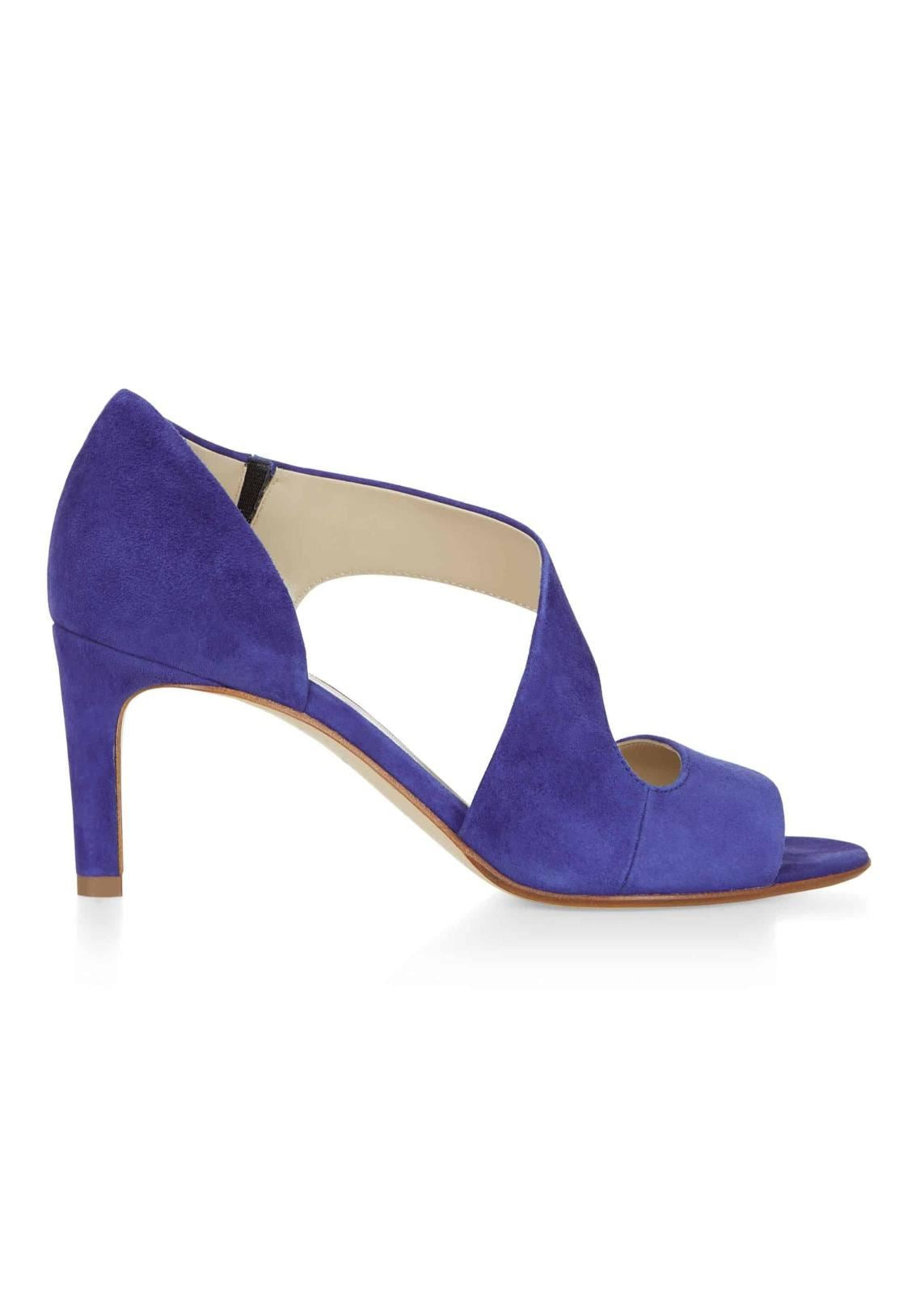 Hobbs Lexi Sandal Leather Shoe Oxford Blue EU36 UK3 RRP149