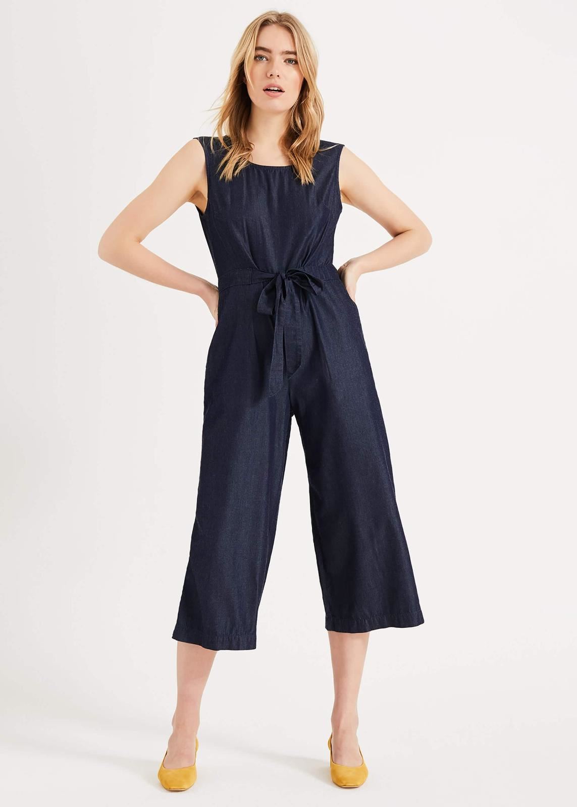Phase Eight Stacey Jumpsuit Indigo Size UK14 RRP89